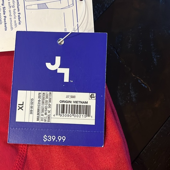 ❤️ NWT JoyLab Red Workout Pants XL - Picture 2 of 3